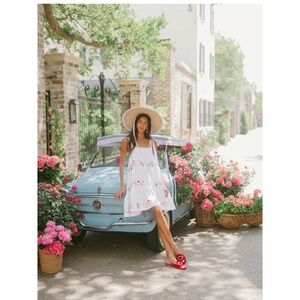 Mi Golondrina Lila Rose Short Dress